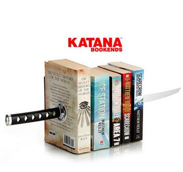 Katana Bookends日本武士刀书挡 刀剑磁力书挡书立