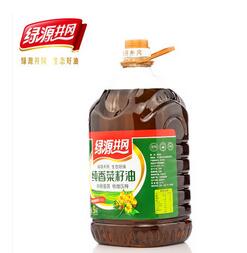 绿源井冈 压榨纯香菜籽油5L 食用油 物理压榨 厂家直销