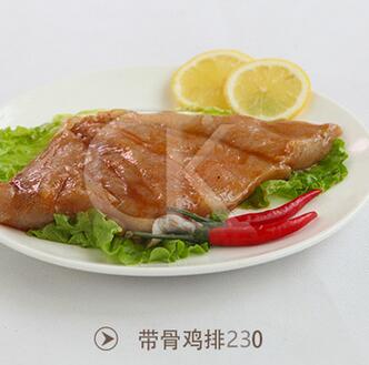 带骨鸡排 230G*10片袋装带骨大鸡排豪大大排图2