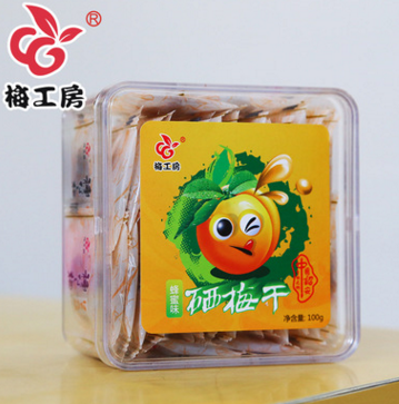 梅工房蜂蜜味硒梅干100g 年货送礼盒装休闲食品蜜饯oem代加工