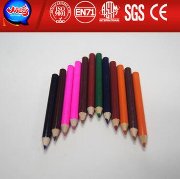 厂家生产8.8cm学生彩色铅笔 绘图绘画铅笔，学生用品百货批发