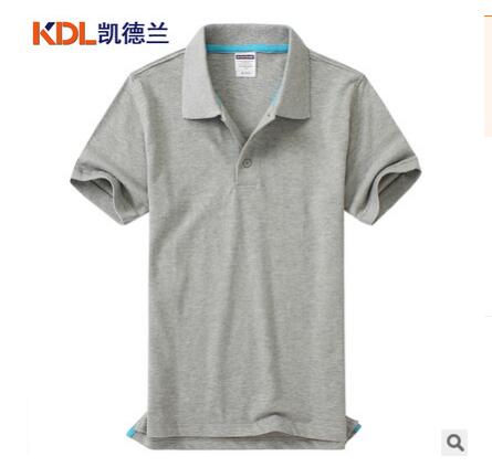 现货精品纯棉工衣工作服定做男式t恤定制polo文化广告衫刺绣logo图2