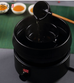 电陶炉陶瓷煮茶器套装黑茶带盖蒸茶器干泡碗养生家用分茶器温茶碗图3