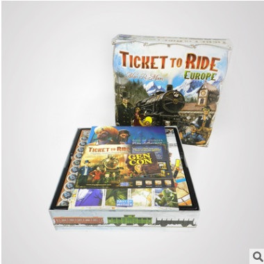 2018热销新款棋盘游戏铁路环游桌游欧版车票之旅TICKET RIDE GAME图1