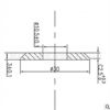 生产倒角平垫圈 锥形平垫片 镀彩锌 镀白锌平垫 非标可定做