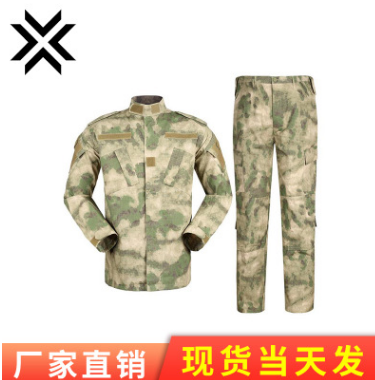 户外运动迷彩服作战服套装 耐磨透气工作服防撕裂军迷服厂家供应