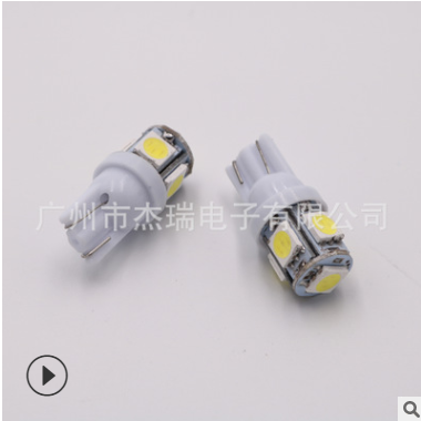 厂家直销 T10 5050 5smd w5w led示宽灯 仪表灯 阅读灯 牌照灯