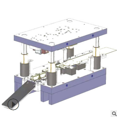 五金冲压模具定制加工LED球泡灯具外壳塑包铝电子零配冲压件模具