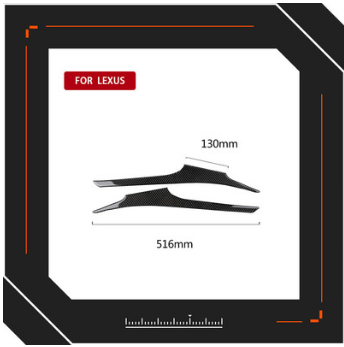 适用于雷克萨斯IS250碳纤维内车门扶手饰条装饰罩装饰汽车配件贴图3