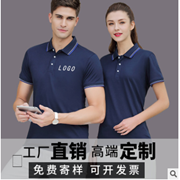 广告定制logo工作服刺绣POLO衫团体服短袖diy工衣文化衫图2