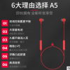 跨境爆款无线运动蓝牙耳机挂脖式金属耳机入耳式CSR立体声大容量