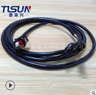 防水阻燃环保电源线 SJTW 美标美规线材加工定制 2*12AWG