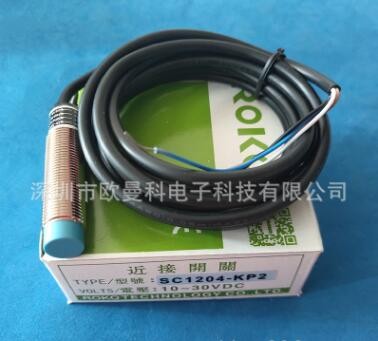 瑞科接近开关SC1204-KP2四线M12常开常闭瑞科光电传感器DC24V