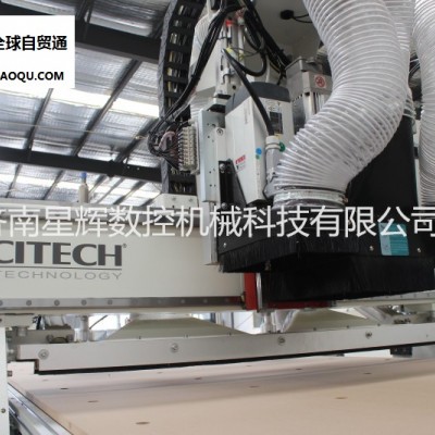 天津板式家具生产线 孔料一体机